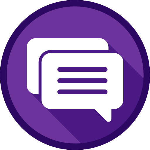 Chat bubble free icon