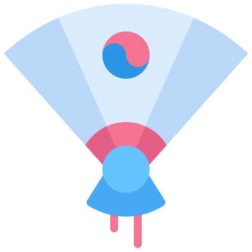 abanico de mano icono gratis