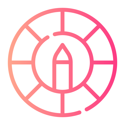 paleta de colores icono gratis