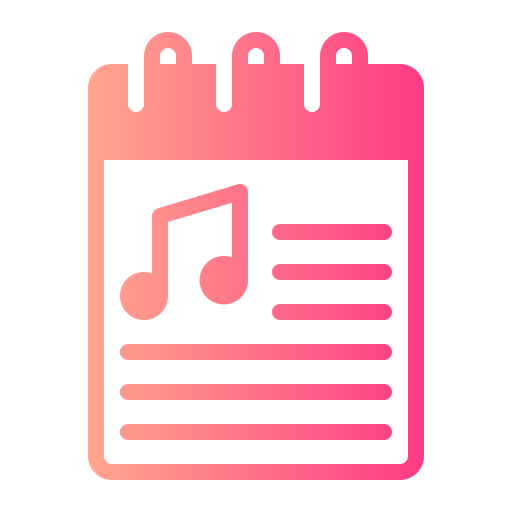 composición musical icono gratis