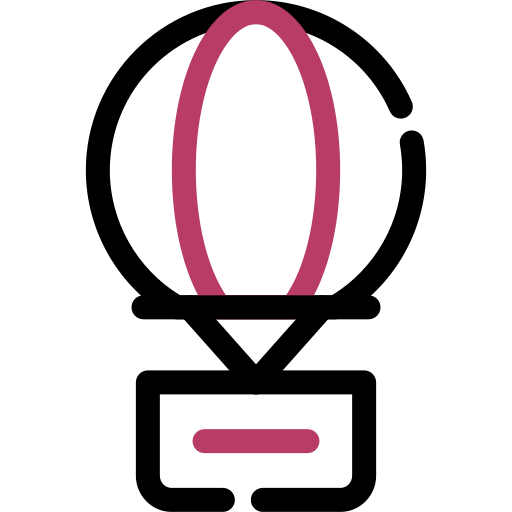 globo aerostático icono gratis