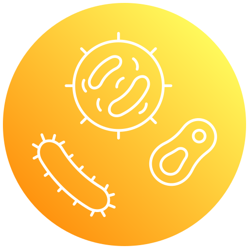 Bacteria free icon