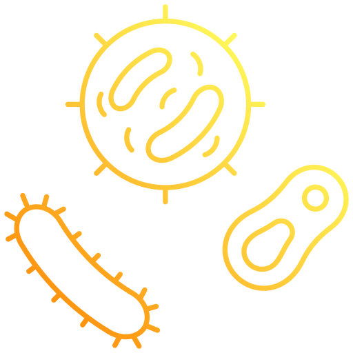Bacteria free icon