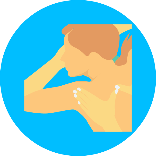 등 마사지 무료 아이콘