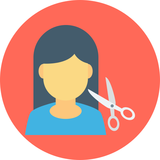 corte de pelo icono gratis