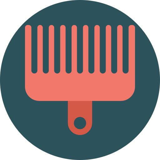 pinza para el pelo icono gratis