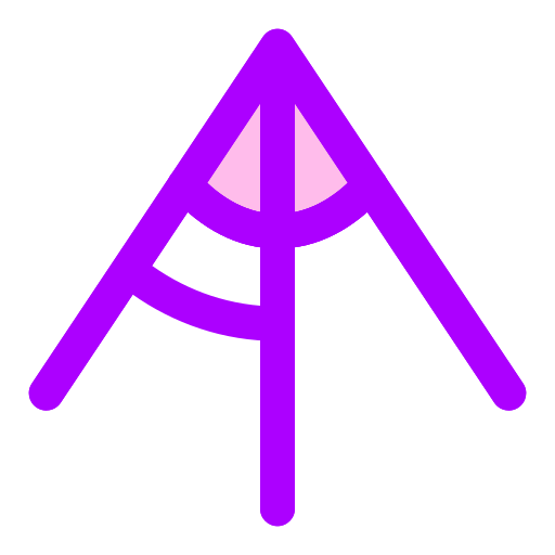 Ángulo icono gratis