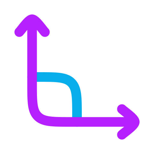 90 degrees angle free icon