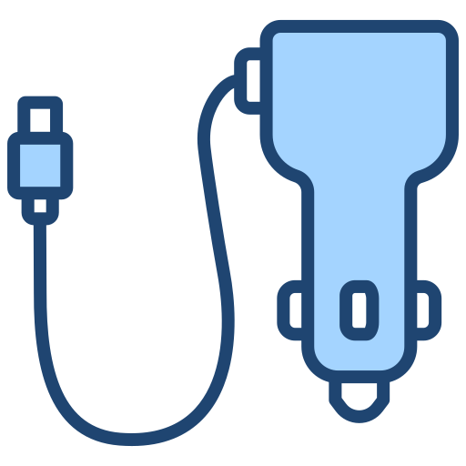 cargador de coche icono gratis