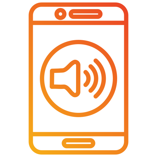 altavoz del teléfono icono gratis