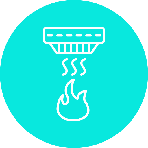 detector de incendios icono gratis