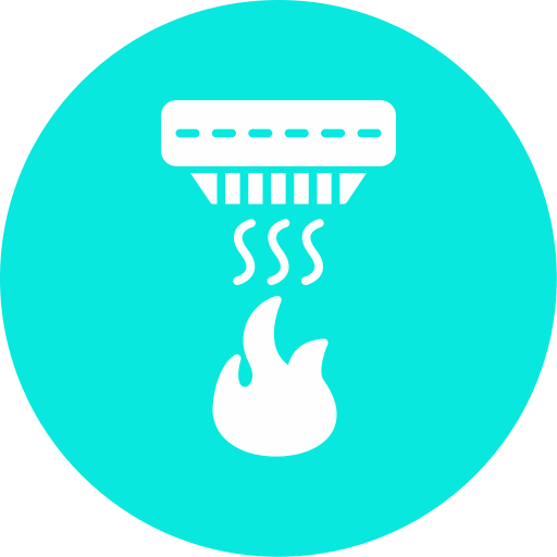 detector de incendios icono gratis