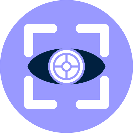 sensor ocular icono gratis