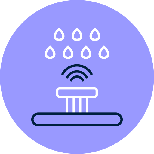 sensor de lluvia icono gratis