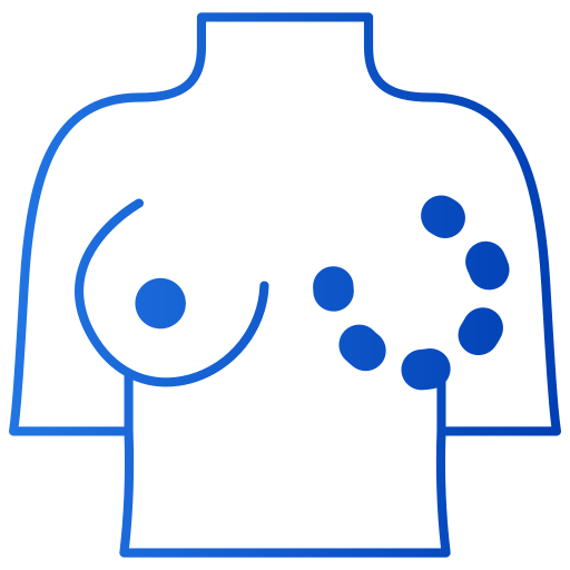 cirugía de mama icono gratis