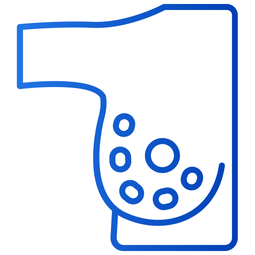 bulto en el pecho icono gratis