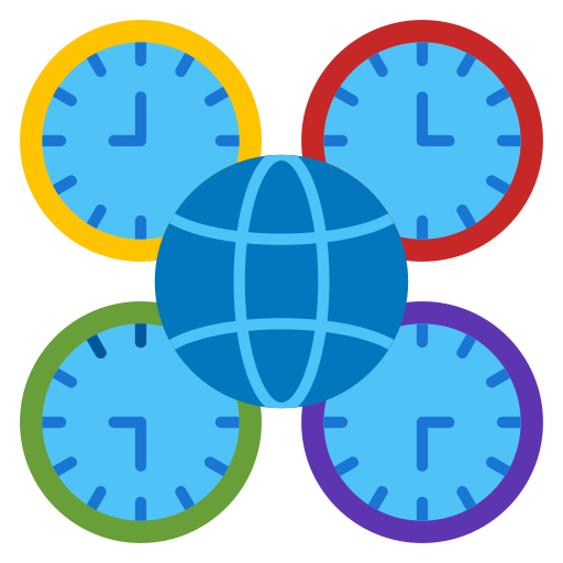 huso horario icono gratis