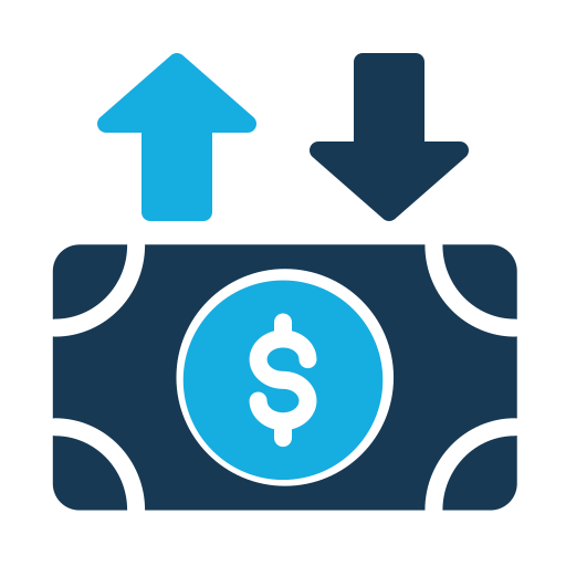 transacción icono gratis
