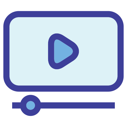 reproductor de video icono gratis