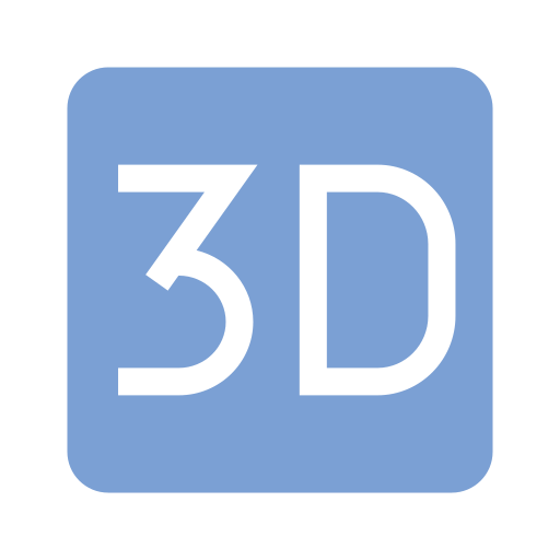 película en 3d icono gratis