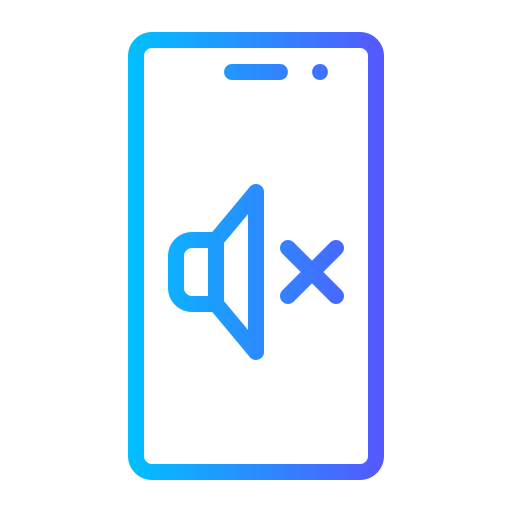 botón de silencio icono gratis