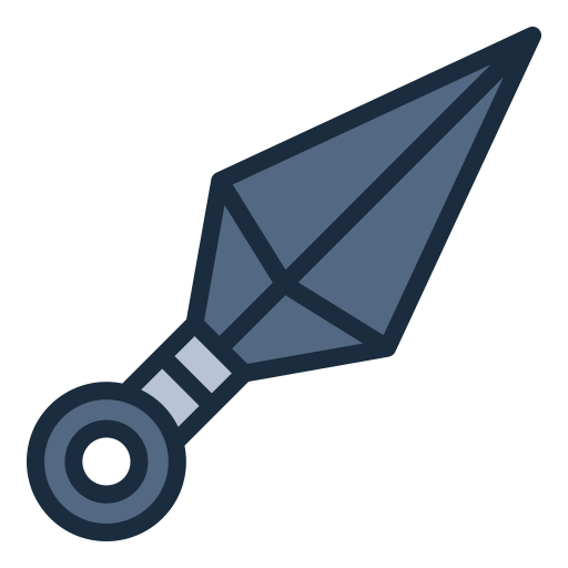 kunai icono gratis