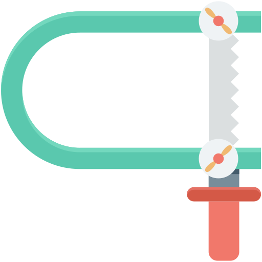 herramienta de sierra de mano icono gratis