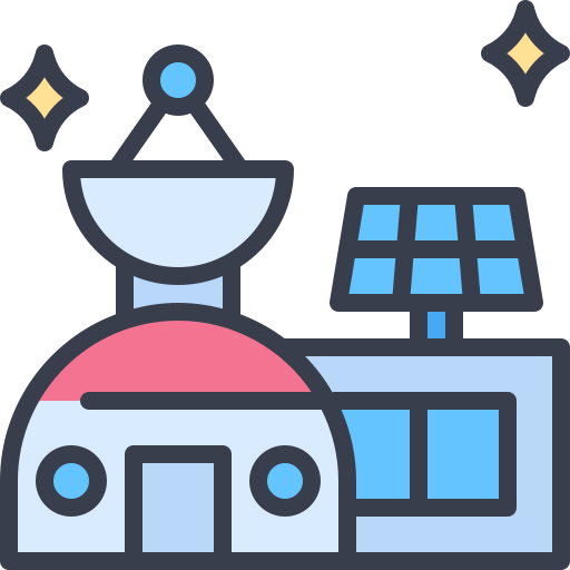 estación espacial icono gratis