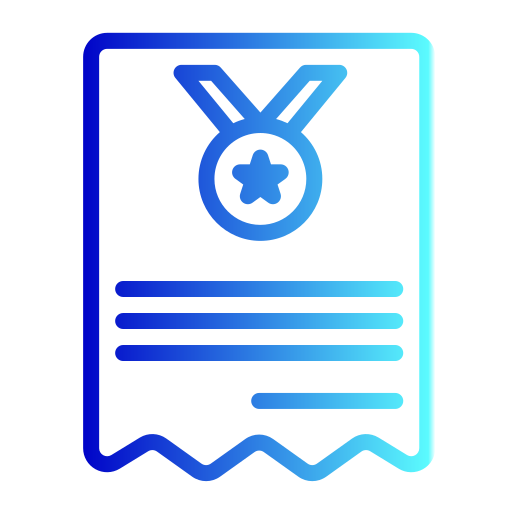 certificado icono gratis