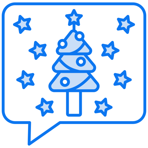 charla de navidad icono gratis