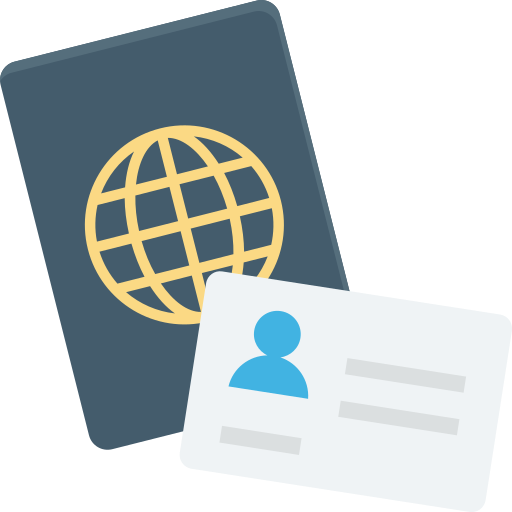 pasaporte icono gratis