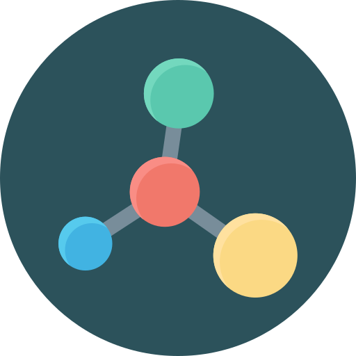molécules Icône gratuit molécules Icône gratuit