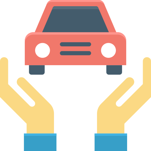 seguro de auto icono gratis