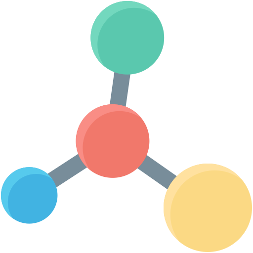 molécules Icône gratuit molécules Icône gratuit