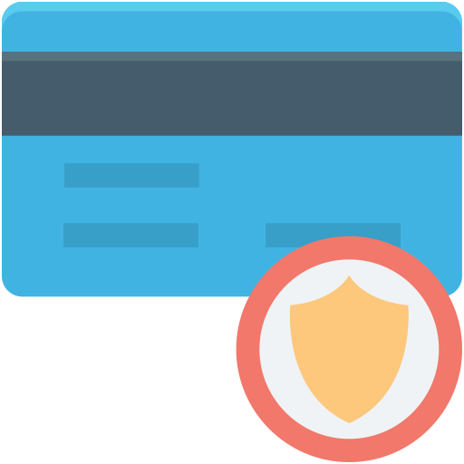 seguridad de la tarjeta icono gratis