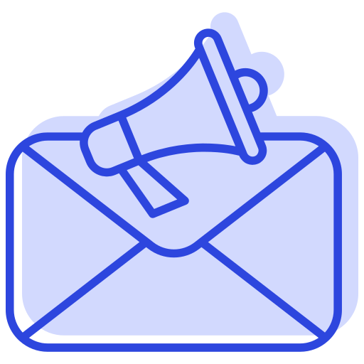marketing por correo electrónico icono gratis