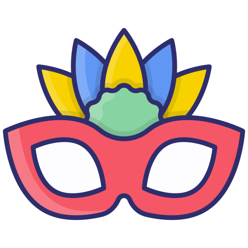 masque de carnaval Icône gratuit