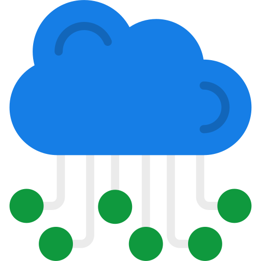 computación en la nube icono gratis