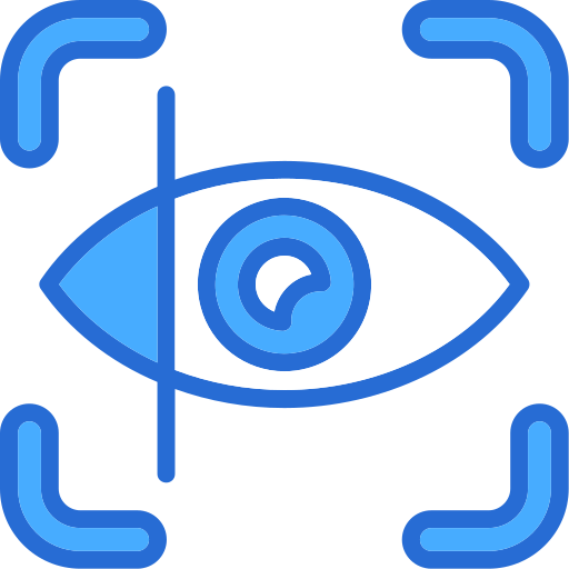 escáner de ojos icono gratis