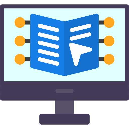 educación en línea icono gratis