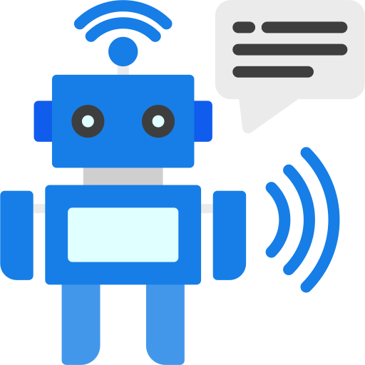 robot conversacional icono gratis