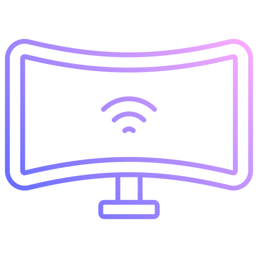 gebogener monitor kostenlos Icon gebogener monitor kostenlos Icon