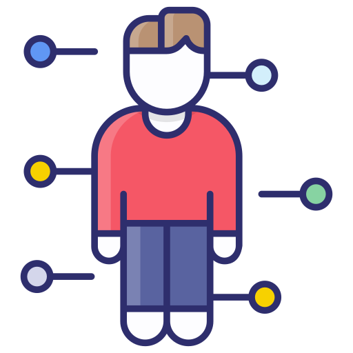 anatomía icono gratis