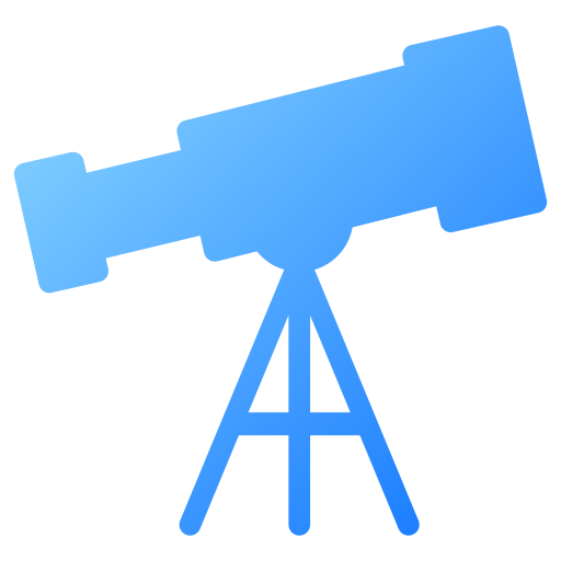 telescopio icono gratis