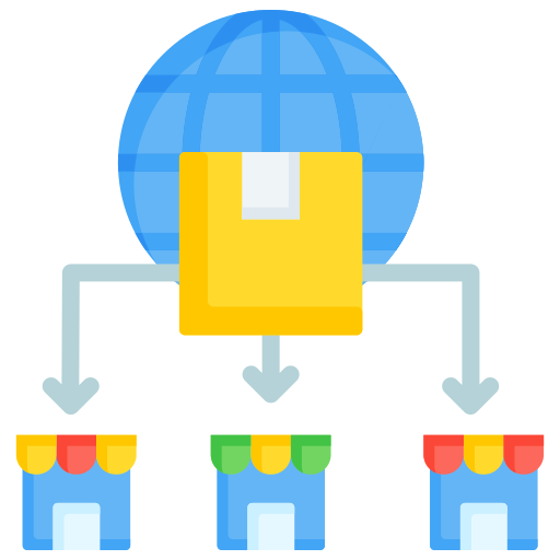 Distribution free icon