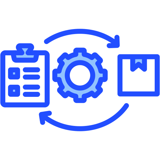 gestión de inventario icono gratis