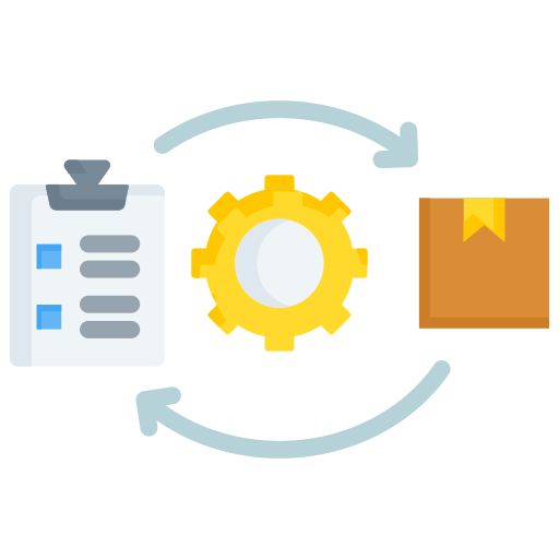 gestión de inventario icono gratis