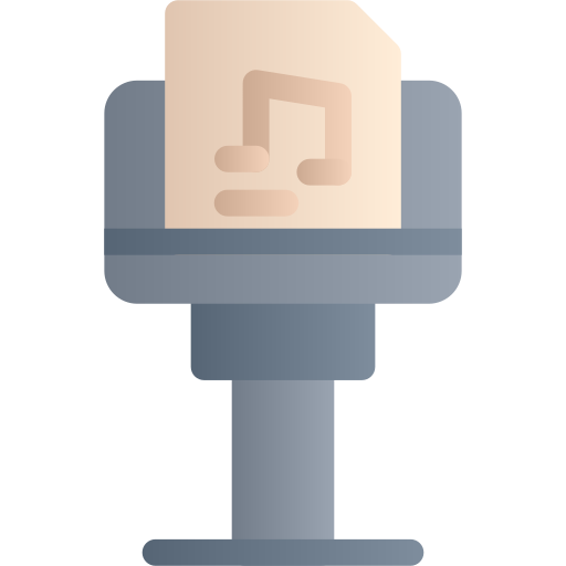 suporte para partitura grátis ícone