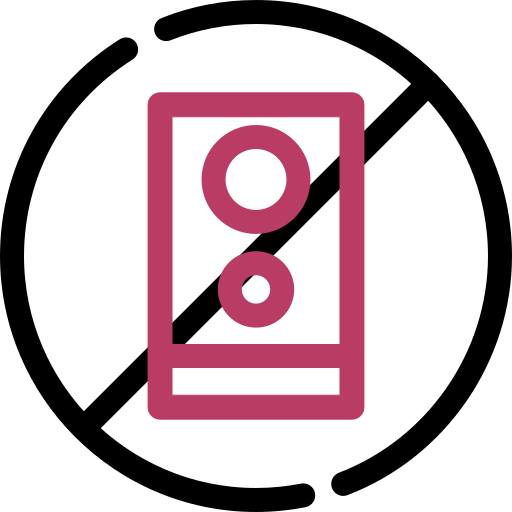 sin teléfono icono gratis