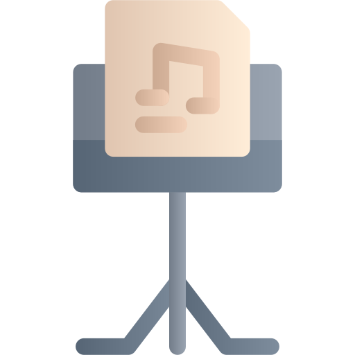 suporte para partitura grátis ícone